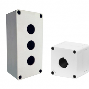 Cajas termoplásticas con hoyos 30mm